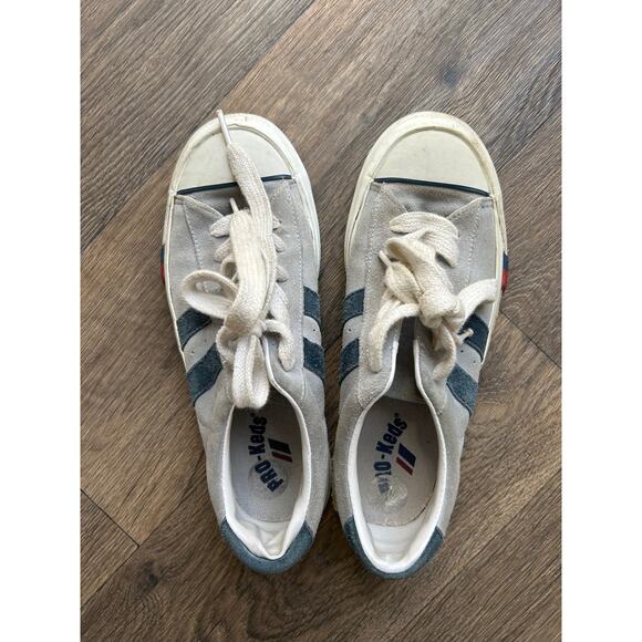 Navy and Grey Suede Pro Keds Size 7.5 - Picture 5 of 10